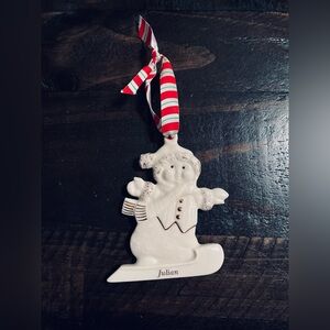 Lenox Snowman Ornament